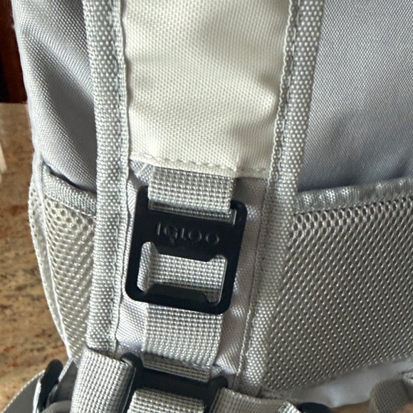 Igloo Silver and Teal Cooler Backpack - Picture 4 of 4